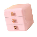 Desktop Drawer Jewelry Hair Accessories Sundries Storage Box Tabletop Organizer for Bedroom Dormitory Office - Top-Down View