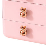 Desktop Drawer Jewelry Hair Accessories Sundries Storage Box Tabletop Organizer for Bedroom Dormitory Office - Low Angle