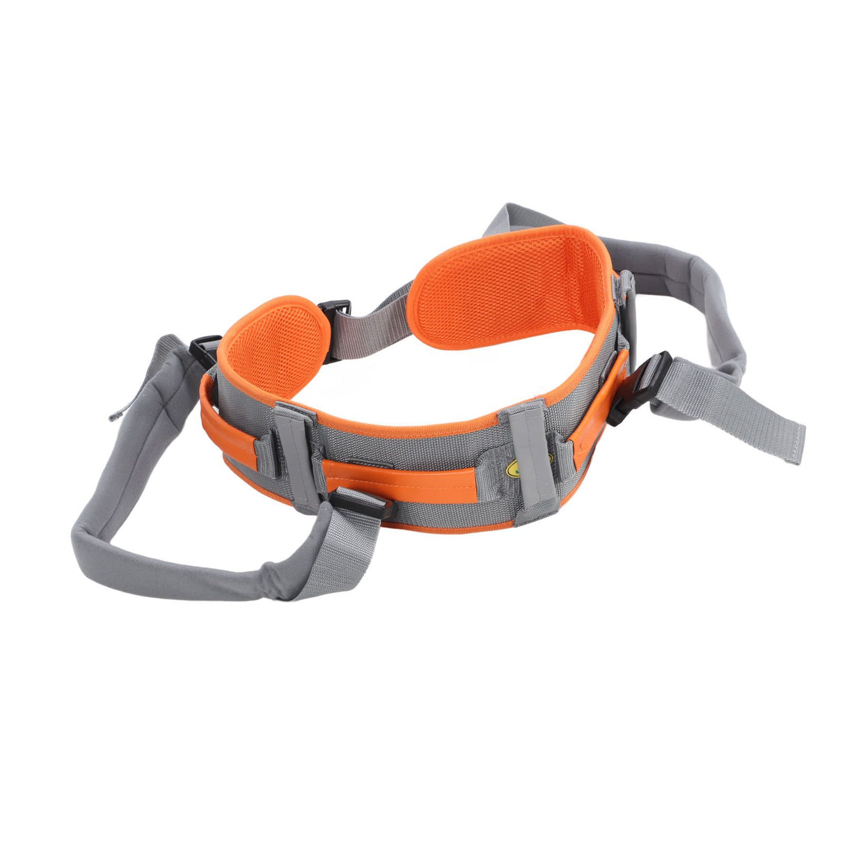 Transfer and Walking Gait Belt with Handles Adjustable Elderly Standing Assist Lift Belt for Seniors Caregiver Nurse Orange