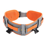 Transfer and Walking Gait Belt with Handles Adjustable Elderly Standing Assist Lift Belt for Seniors Caregiver Nurse Orange - Extra Image