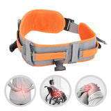 Transfer and Walking Gait Belt with Handles Adjustable Elderly Standing Assist Lift Belt for Seniors Caregiver Nurse Orange