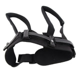 Transfer and Walking Gait Belt with Handles Adjustable Elderly Standing Assist Lift Belt for Seniors Caregiver Nurse Black
