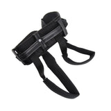 Transfer and Walking Gait Belt with Handles Adjustable Elderly Standing Assist Lift Belt for Seniors Caregiver Nurse Black