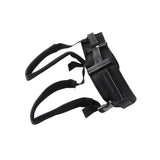 Transfer and Walking Gait Belt with Handles Adjustable Elderly Standing Assist Lift Belt for Seniors Caregiver Nurse Black - 45-Degree Angle