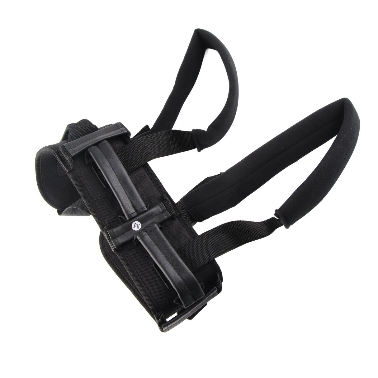 Transfer and Walking Gait Belt with Handles Adjustable Elderly Standing Assist Lift Belt for Seniors Caregiver Nurse Black