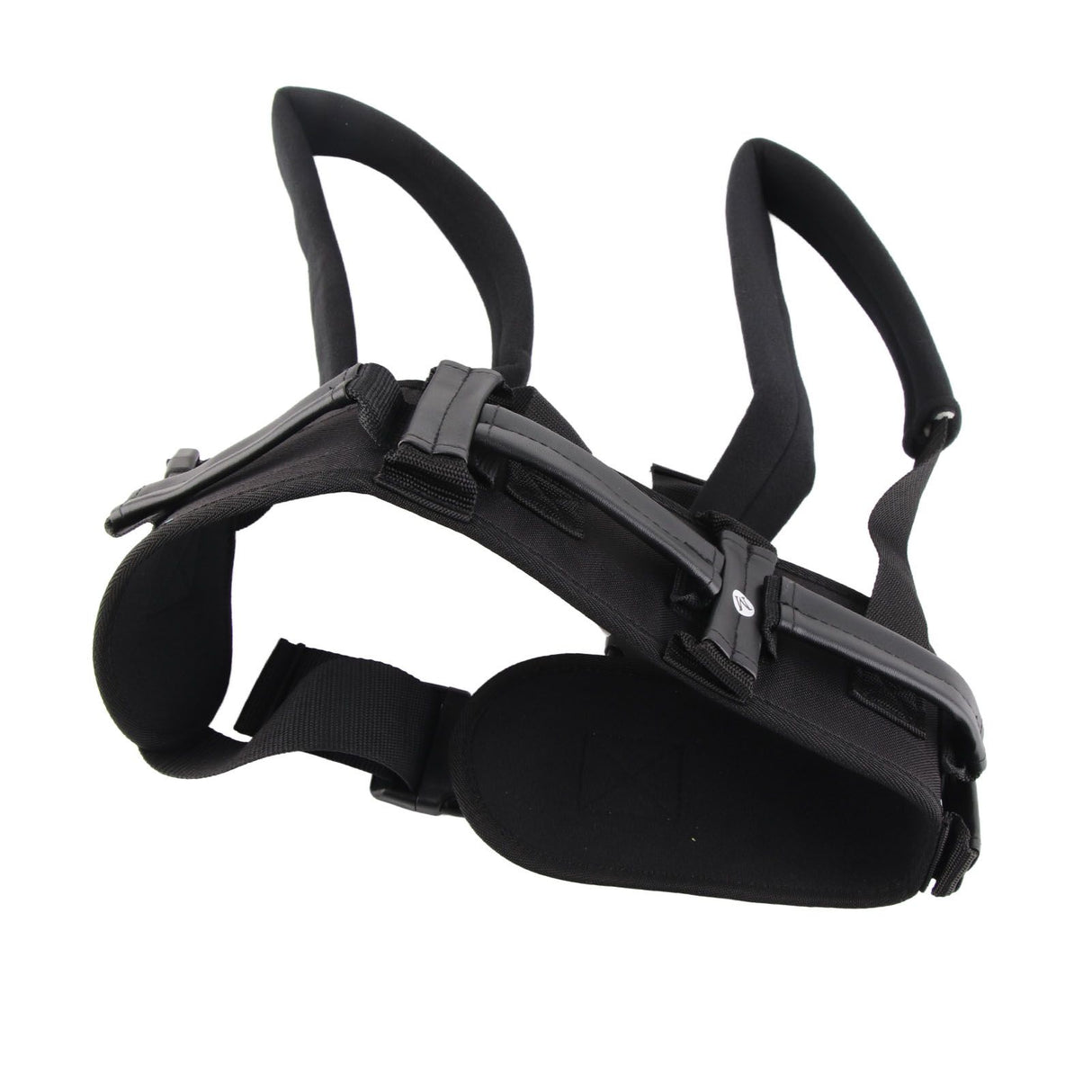 Transfer and Walking Gait Belt with Handles Adjustable Elderly Standing Assist Lift Belt for Seniors Caregiver Nurse Black