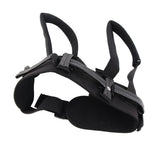 Transfer and Walking Gait Belt with Handles Adjustable Elderly Standing Assist Lift Belt for Seniors Caregiver Nurse Black