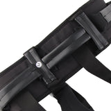 Transfer and Walking Gait Belt with Handles Adjustable Elderly Standing Assist Lift Belt for Seniors Caregiver Nurse Black