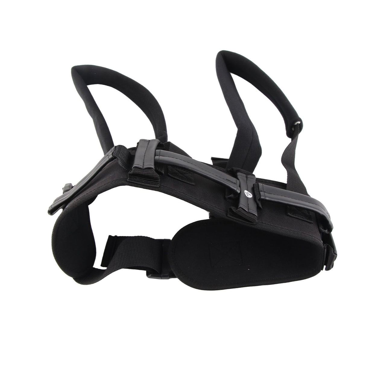 Transfer and Walking Gait Belt with Handles Adjustable Elderly Standing Assist Lift Belt for Seniors Caregiver Nurse Black