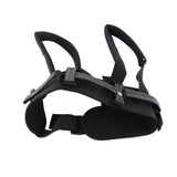 Transfer and Walking Gait Belt with Handles Adjustable Elderly Standing Assist Lift Belt for Seniors Caregiver Nurse Black