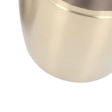 Desktop Small Trash Can Multipurpose 304 Stainless Steel Mini Trash Can with Lid for Tabletop Countertop Use Golden