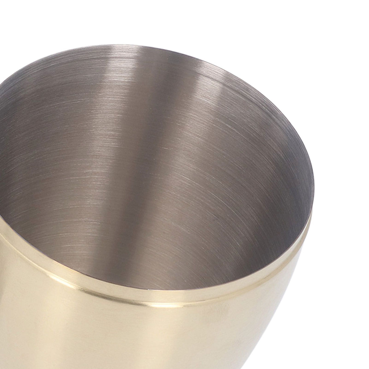 Desktop Small Trash Can Multipurpose 304 Stainless Steel Mini Trash Can with Lid for Tabletop Countertop Use Golden