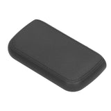 Cigarette Case 10 Capacity Carrying Box Leather Texture One Hand Operation ABS Portable Cigarette Pocket Holder for Men Black