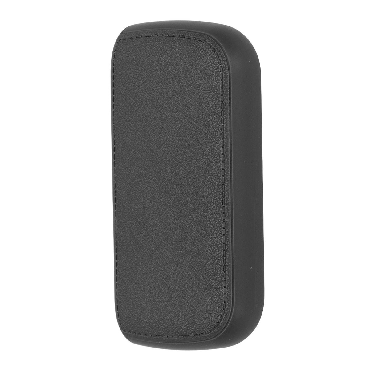 Cigarette Case 10 Capacity Carrying Box Leather Texture One Hand Operation ABS Portable Cigarette Pocket Holder for Men Black