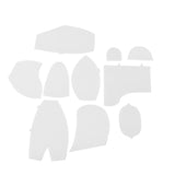 Bear Quilting Template Rulers Acrylic Accurate Rugged Memory Bear Template Ruler Set for Beginners DIY S:25.4cm/10in