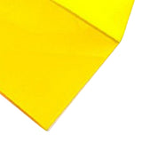 1 Pair of Bookends Thicken Non Slip Transparent Acrylic Desk Decorative Heavy Book End for Student Office L Shaped Yellow - Low Angle