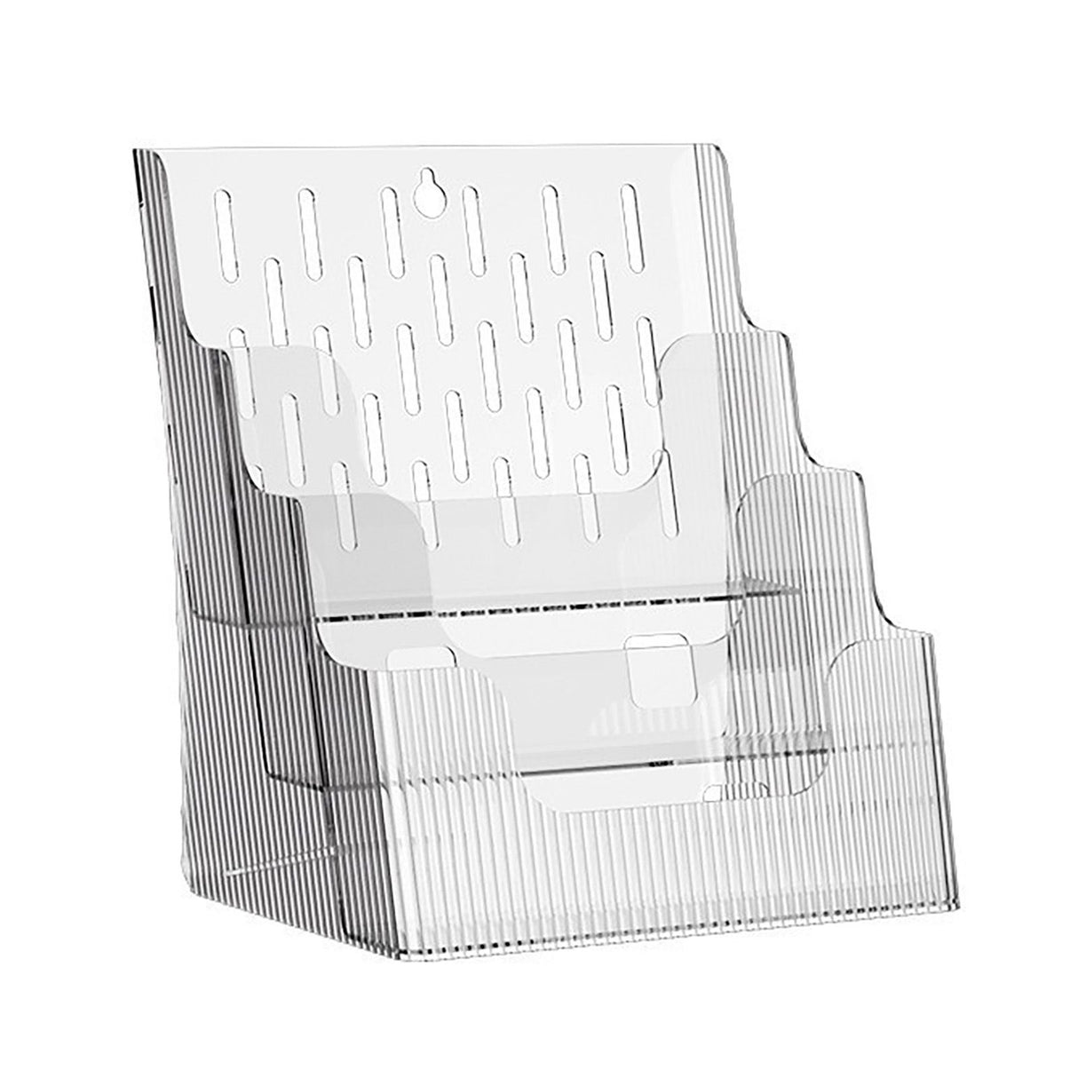 Multifunctional Book Organizer Desk File Organizer Multiple Layers File Folder Holder for Office Study Dormitory Transparent