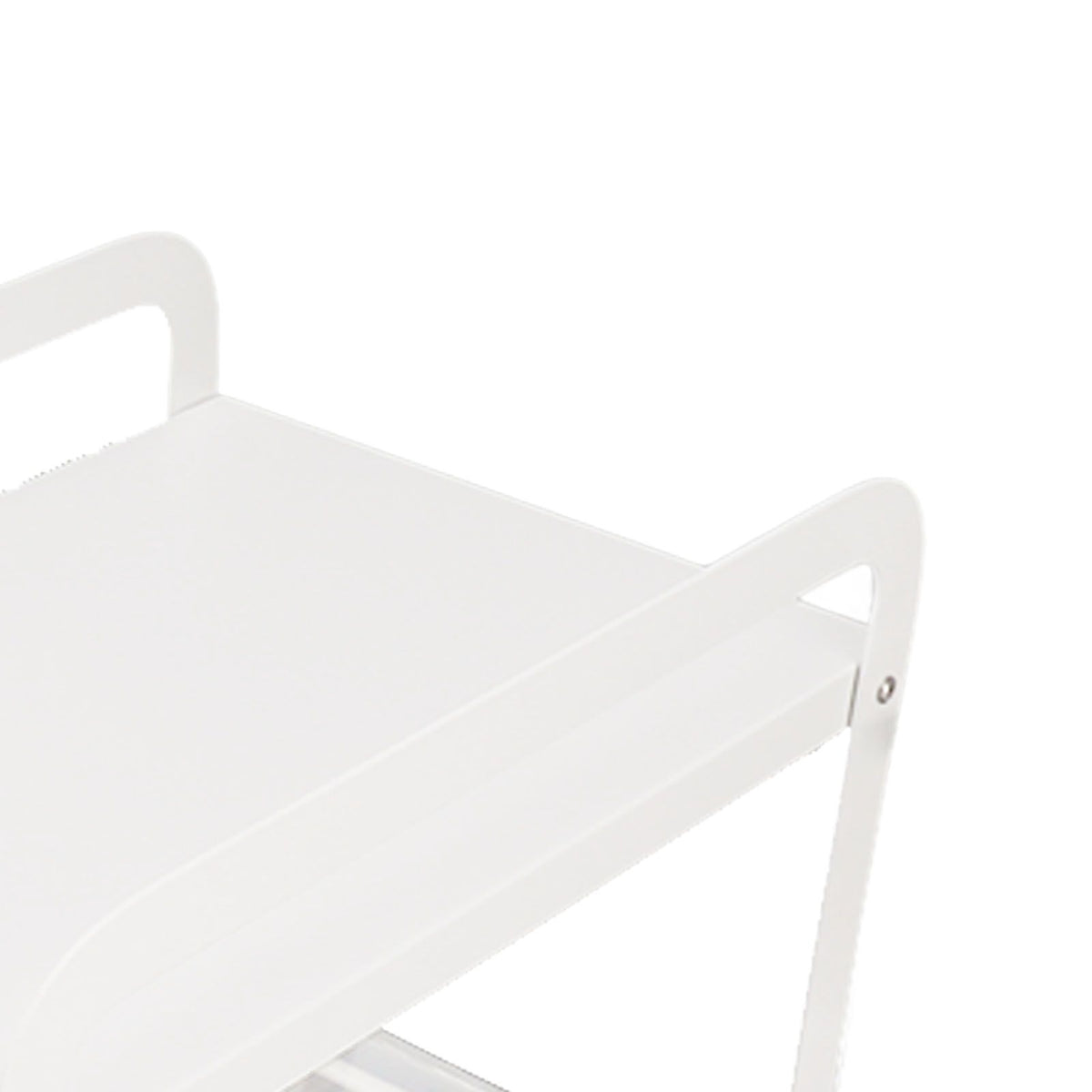 Cup Storage Organizer Shelf 2 Tier Pull Out Countertop Organizer Multifunctional Desktop Storage Rack for Home Office White