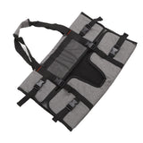 24in Computer Monitor Storage Bag Portable Computer Monitor Carrying Bag Travel Carrying Case For Screens and Monitors Gray - Side View