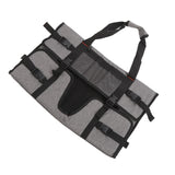 24in Computer Monitor Storage Bag Portable Computer Monitor Carrying Bag Travel Carrying Case For Screens and Monitors Gray - Top-Down View