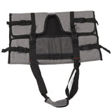 24in Computer Monitor Storage Bag Portable Computer Monitor Carrying Bag Travel Carrying Case For Screens and Monitors Gray - Close-Up Angle