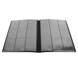 360 Pages Pages 9 Pocket Card Collection Binder Game Card Binder Collector Black - Side View