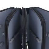 Colored Pencil Case Pencil Holder with Zipper Closure Large Capacity Pencil Case Foldable Colored Pencil Bag Cartoon Black 4 Layers 72 Holes