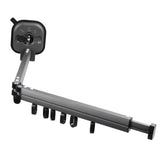 Retractable Clothes Drying Rack Wall Mount Drill Free Bifold Windproof Space Saver Suction Cup Clothes Hanger for Laundry - 45-Degree Angle