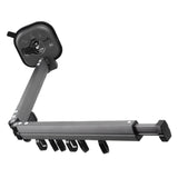 Retractable Clothes Drying Rack Wall Mount Drill Free Bifold Windproof Space Saver Suction Cup Clothes Hanger for Laundry - Low Angle