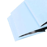 Travel Umbrella Sun Rain 3 Fold 8 Ribs Button Operation Light Weight Umbrella for Women Girl Daily Men Light Blue