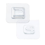 Clear Double Sided Adhesive Wall Hooks Waterproof Adhesive Wall Hooks Traceless Wall Mount Sticky Hook for Bathroom Kitchen