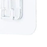 Clear Double Sided Adhesive Wall Hooks Waterproof Adhesive Wall Hooks Traceless Wall Mount Sticky Hook for Bathroom Kitchen