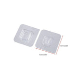 Clear Double Sided Adhesive Wall Hooks Waterproof Adhesive Wall Hooks Traceless Wall Mount Sticky Hook for Bathroom Kitchen