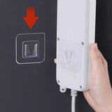 Clear Double Sided Adhesive Wall Hooks Waterproof Adhesive Wall Hooks Traceless Wall Mount Sticky Hook for Bathroom Kitchen