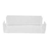 Napkin Tray Storage Holder Transparent Acrylic Modern 9.5x5.5x2.5in Large Capacity Napkin Dispenser for Party Kitchen - Close-Up Angle