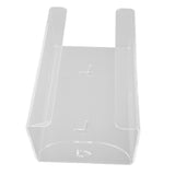 Glove Box Holder Dispenser Wall Mounted Tissue Holder Clear with Adhesive Expansion Screw for Home Kitchen