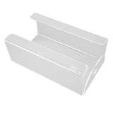 Glove Box Holder Dispenser Wall Mounted Tissue Holder Clear with Adhesive Expansion Screw for Home Kitchen