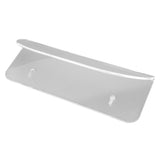 Skateboard Wall Mount Display Rack Acrylic Skateboard Hanger Wall Mount Deck Clear Display Storage Longboard Wall Rack - Top-Down View