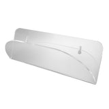 Skateboard Wall Mount Display Rack Acrylic Skateboard Hanger Wall Mount Deck Clear Display Storage Longboard Wall Rack - 45-Degree Angle