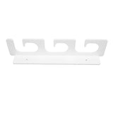 4Pcs Fishing Rod Holder Rugged Space Saving Stylish Holding 6 Rods Wall Mounted Fishing Pole Rack for Indoor Outdoor White - Extra Image