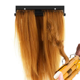Hair Bun Extension Hanger Acrylic Lightweight Hair Extension Display Holder for Home Shops Black - Extra Image