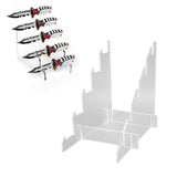 Acrylic Knife Bayonet Stand Compact Transparent Multifunctional Detachable Knife Holder for Small Tools