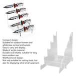 Acrylic Knife Bayonet Stand Compact Transparent Multifunctional Detachable Knife Holder for Small Tools - Extra Image