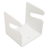 Skateboard Wall Mount Acrylic Display Storage Holder Hanger Home Decoration for Indoor White