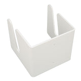 Skateboard Wall Mount Acrylic Display Storage Holder Hanger Home Decoration for Indoor White