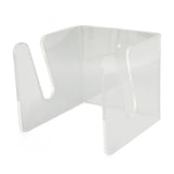 Skateboard Wall Mount Acrylic Display Storage Holder Hanger Home Decoration for Indoor Transparent - Side View