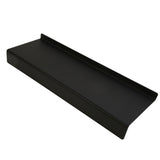 Acrylic Tilted Computer Keyboard Holder Low Front Lip Polished Finish Keyboard Riser Keyboard Holder for Office Black