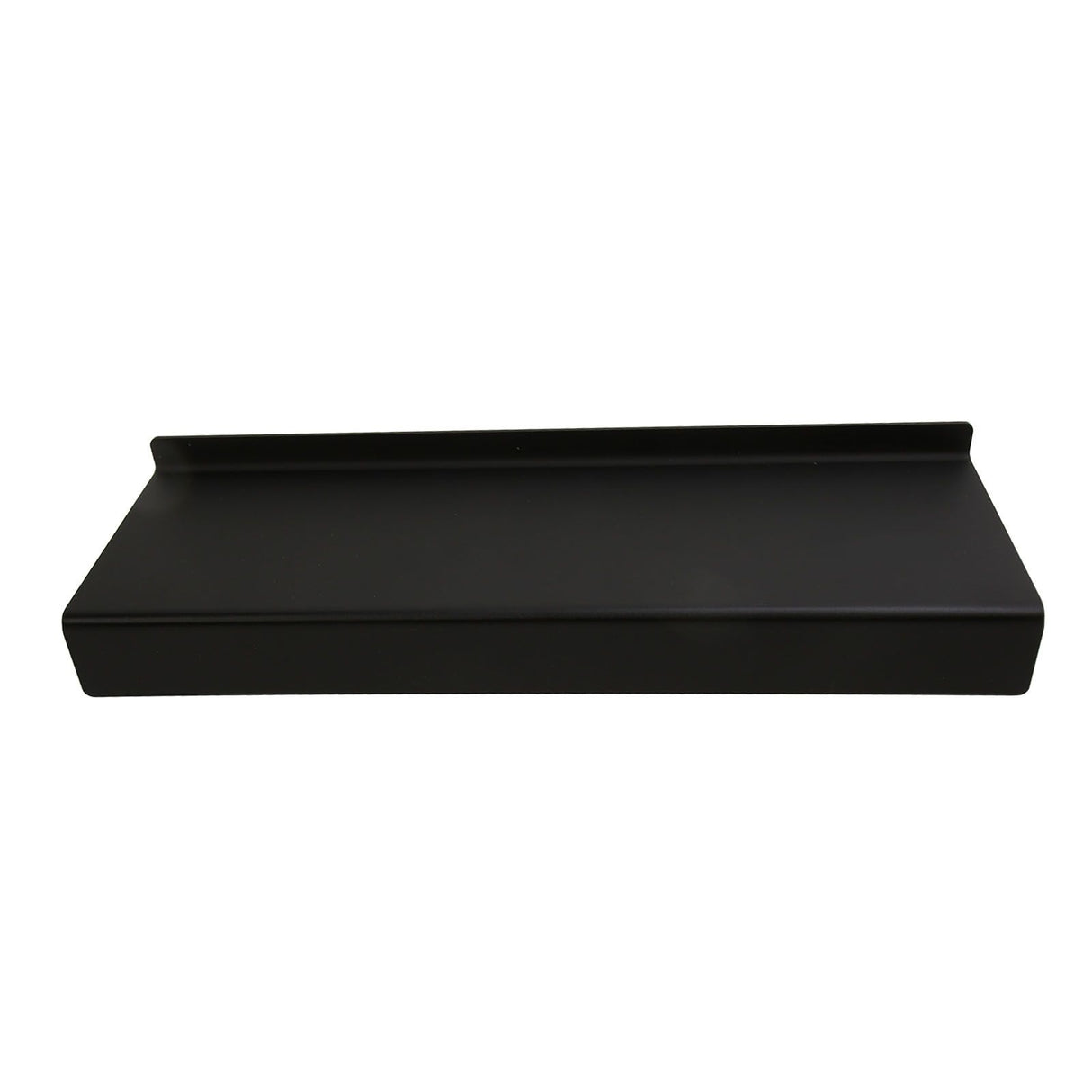 Acrylic Tilted Computer Keyboard Holder Low Front Lip Polished Finish Keyboard Riser Keyboard Holder for Office Black