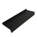 Acrylic Tilted Computer Keyboard Holder Low Front Lip Polished Finish Keyboard Riser Keyboard Holder for Office Black