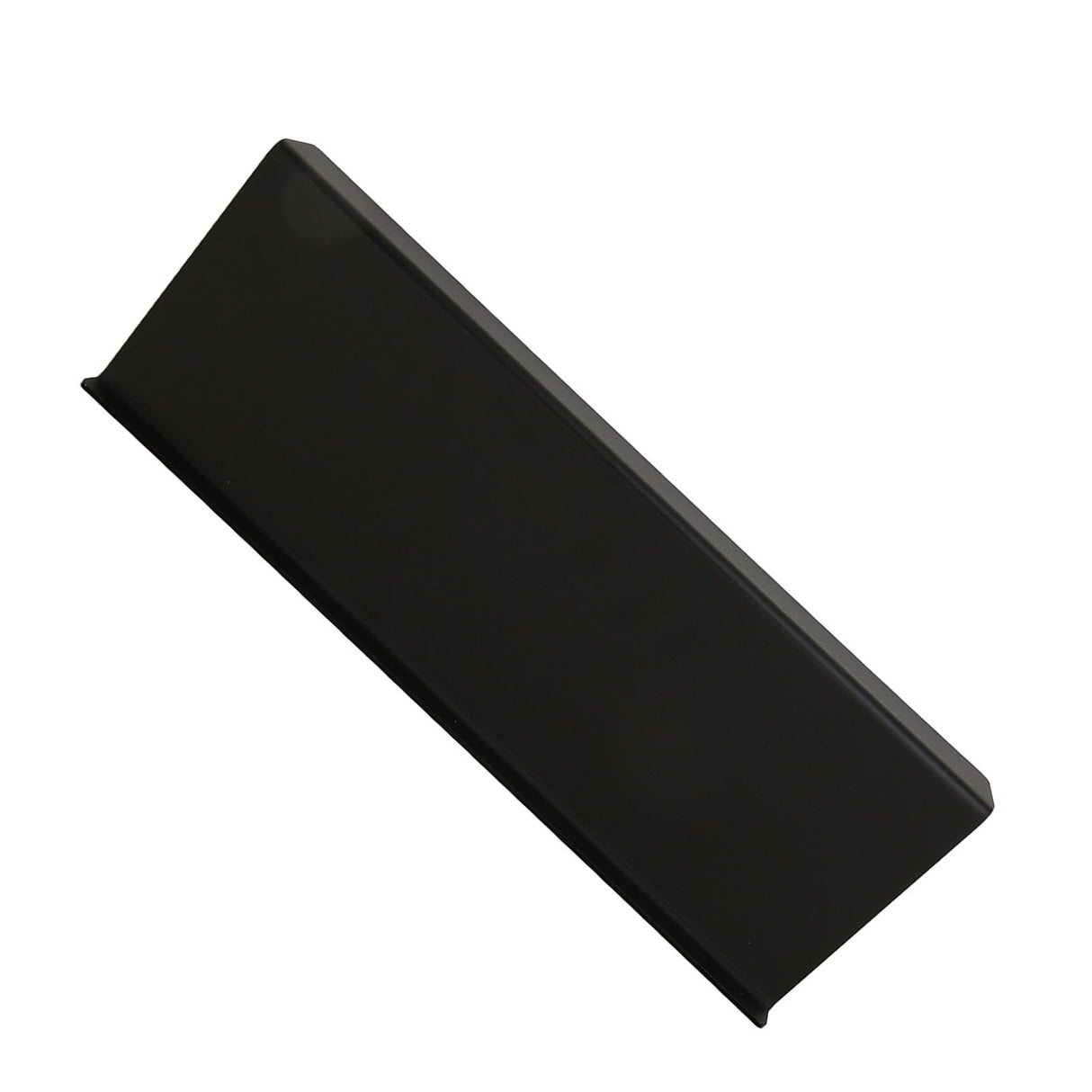 Acrylic Tilted Computer Keyboard Holder Low Front Lip Polished Finish Keyboard Riser Keyboard Holder for Office Black